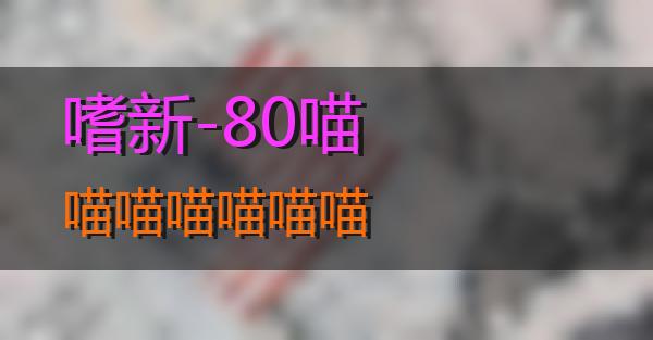 嗜新-80的相关图片