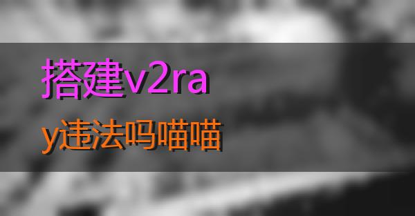 搭建v2ray违法吗的相关图片