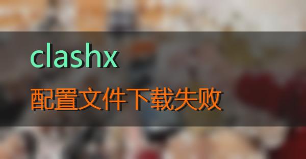 clashx配置文件下载失败的相关图片