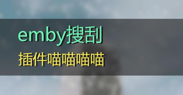 emby搜刮插件的相关图片