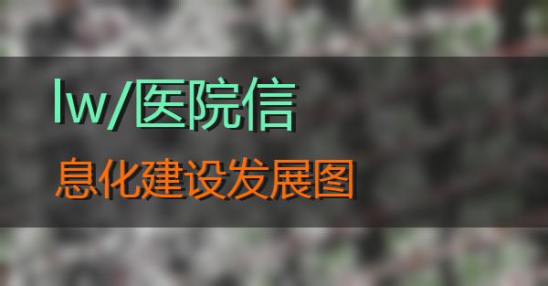 lw/医院信息化建设发展图的相关图片