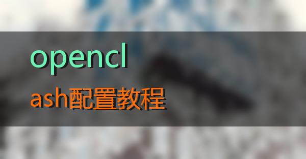 openclash配置教程的相关图片