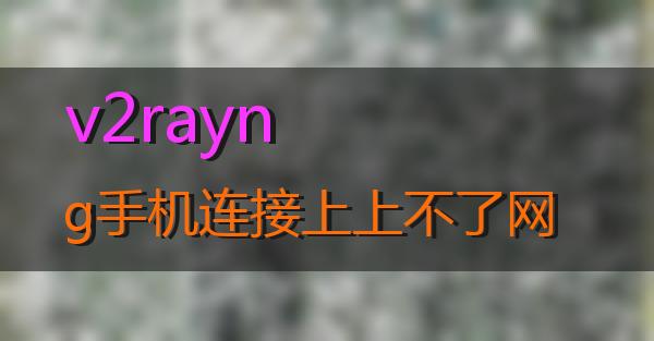 v2rayng手机连接上上不了网的相关图片